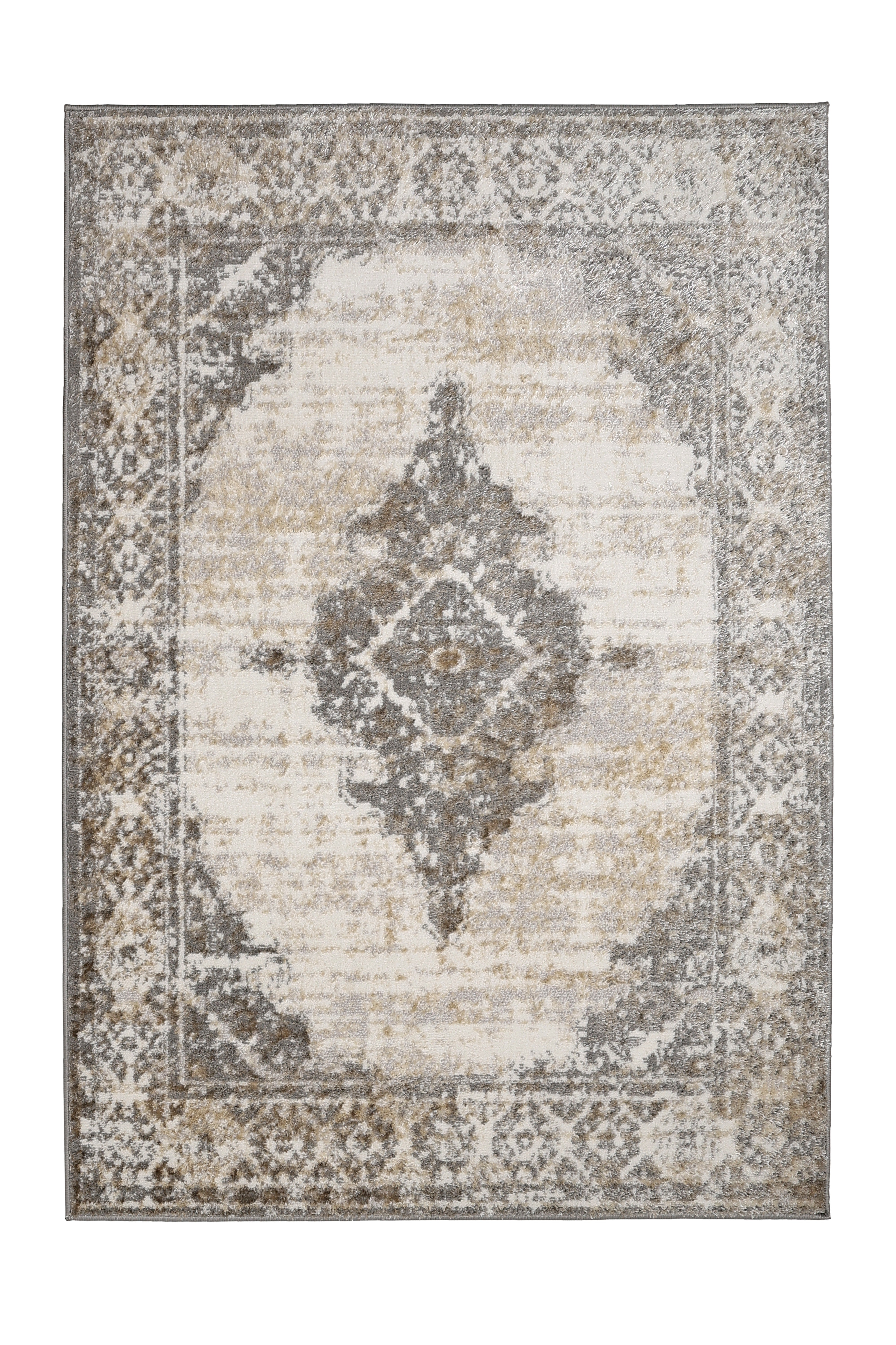 Cadiz Charm - Grey Modern Rug for Sophisticated Living Rooms