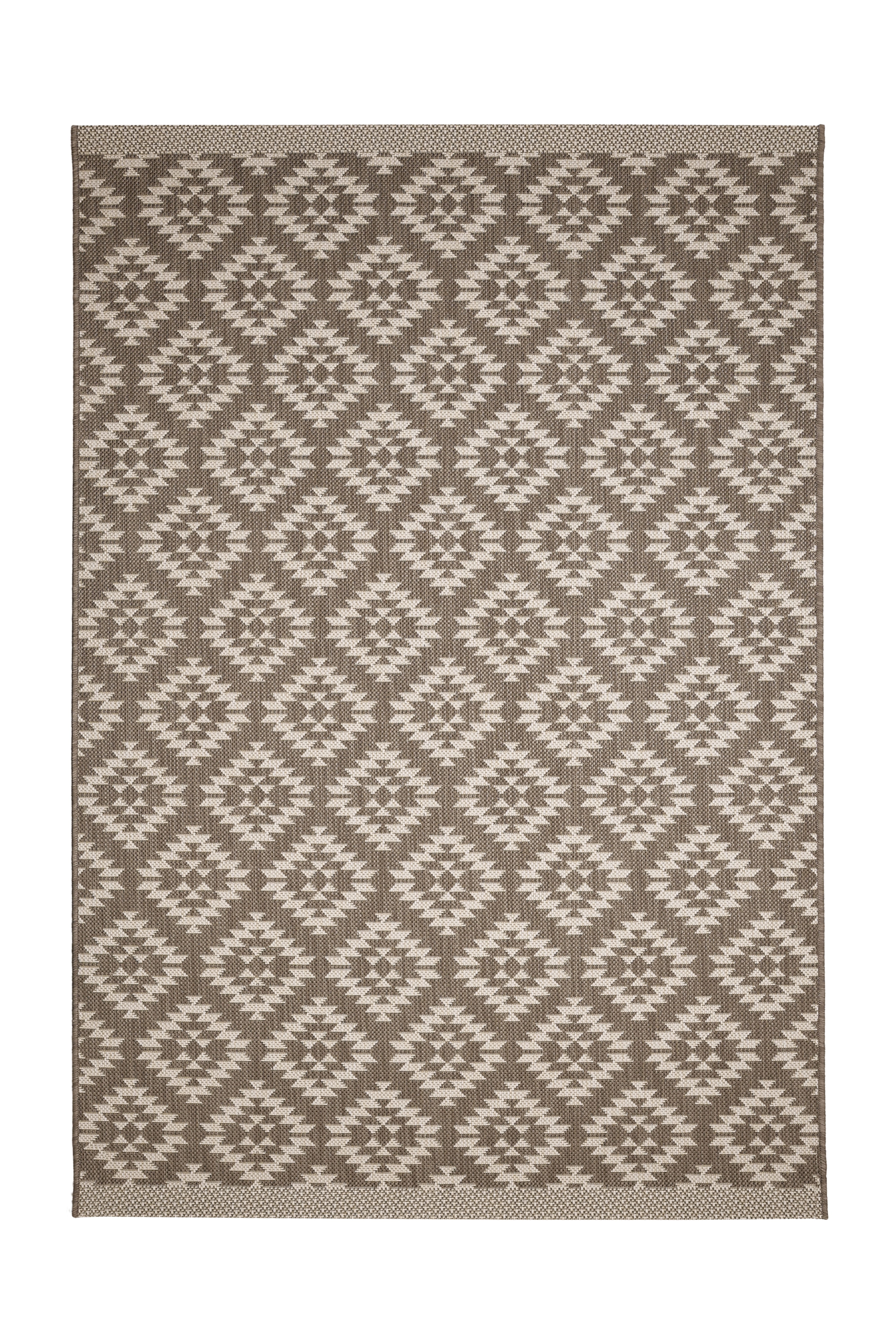 County Geneva - Geometric Rug in Black & Navy for Modern Homes