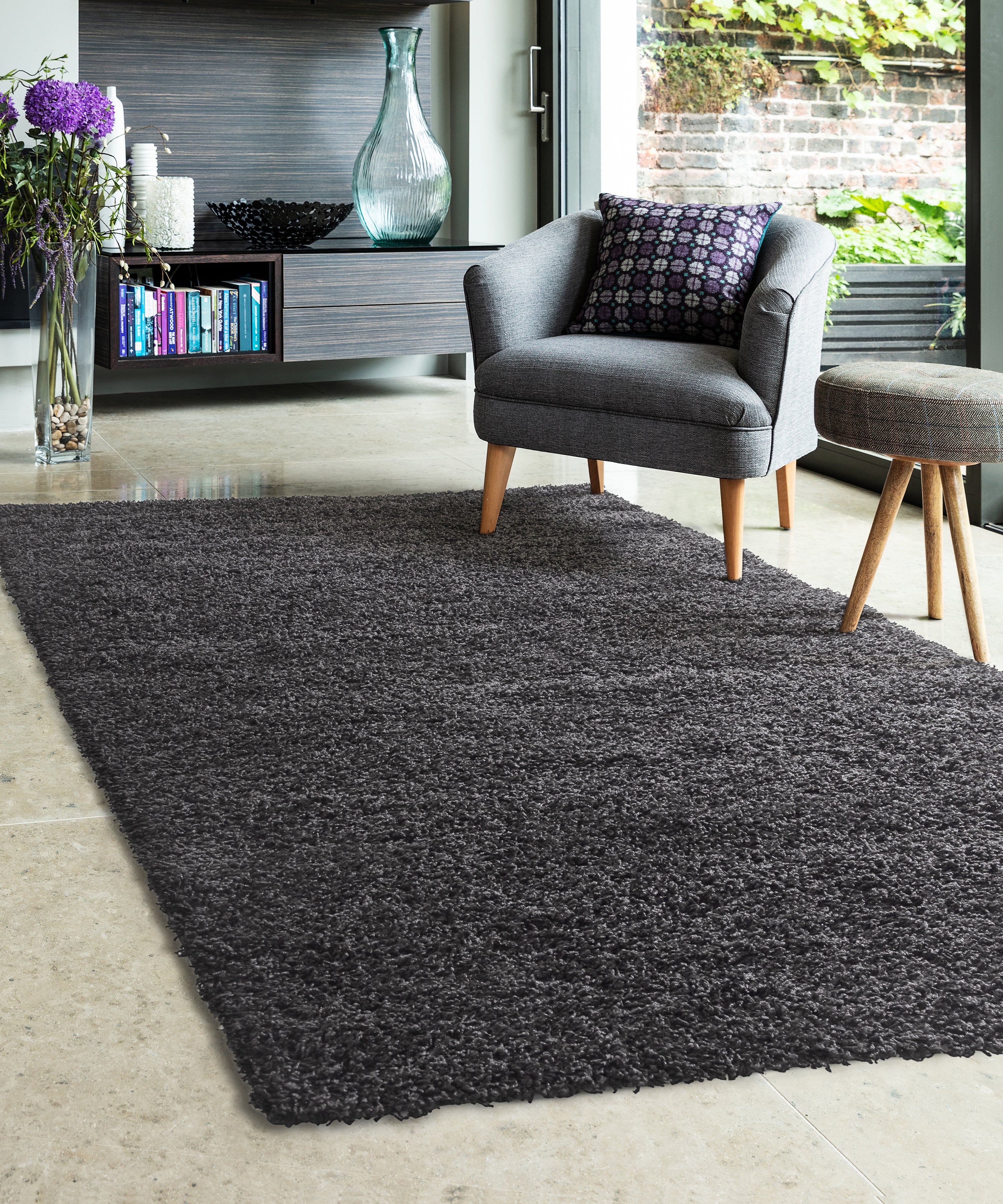 Jazz Shaggy Collection - Plush Rugs in Chic Colors for Cozy Living