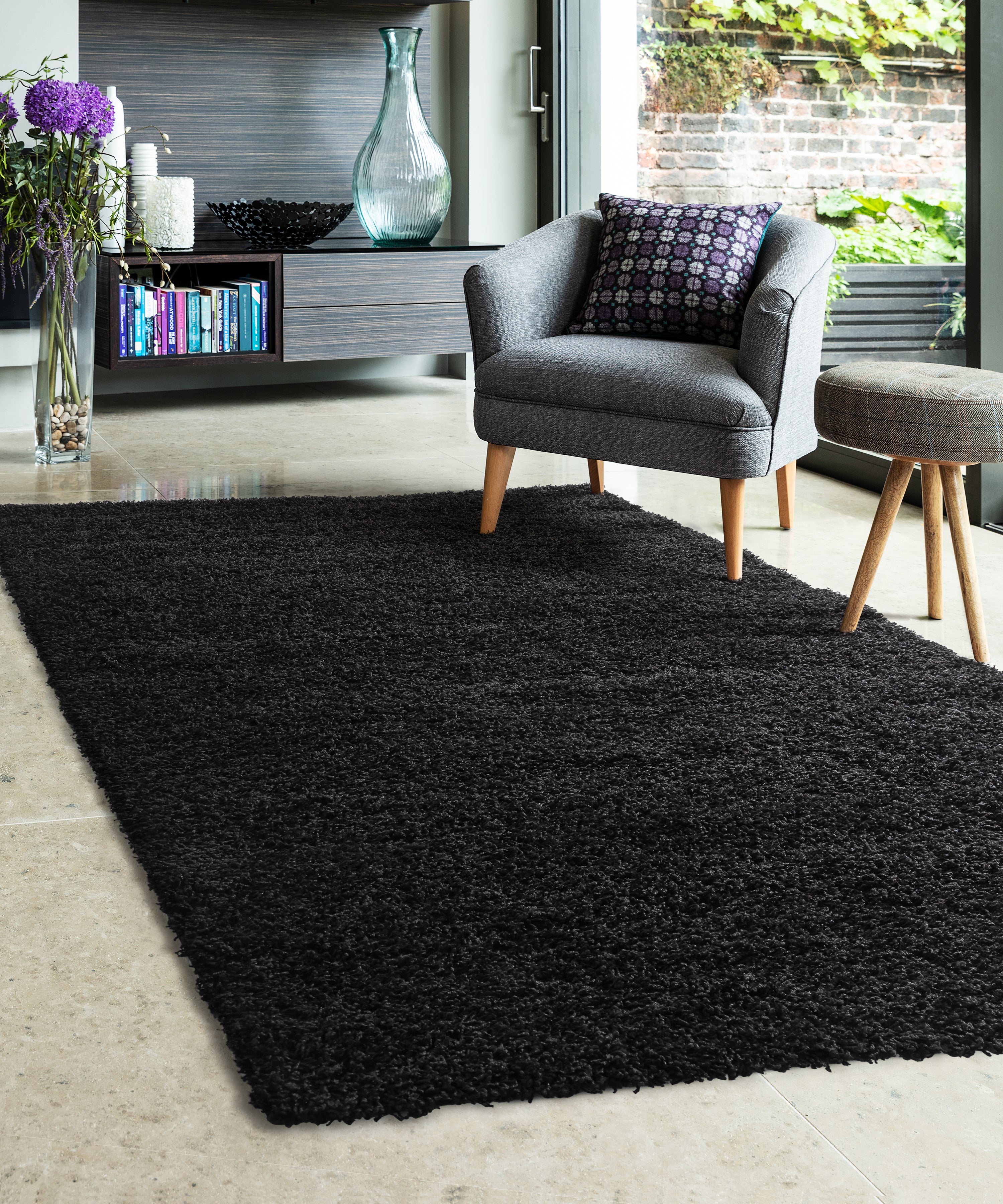 Jazz Shaggy Collection - Plush Rugs in Chic Colors for Cozy Living