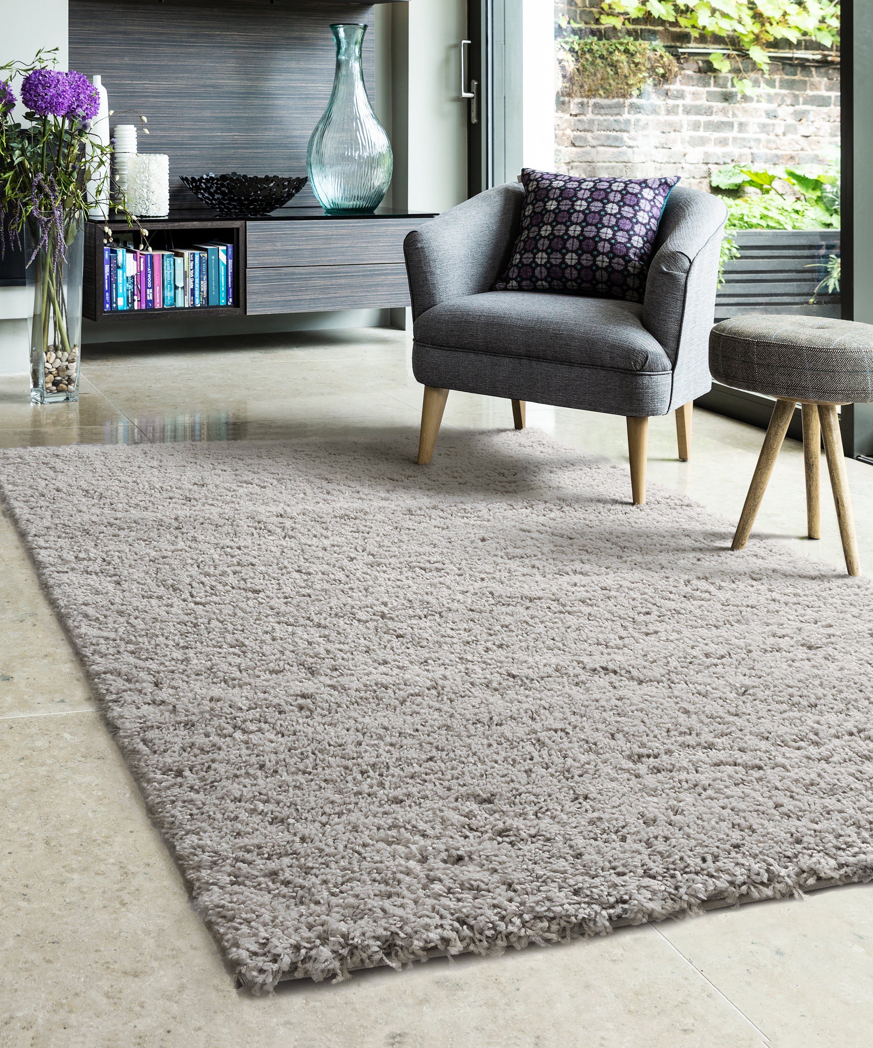 Jazz Shaggy Collection - Plush Rugs in Chic Colors for Cozy Living