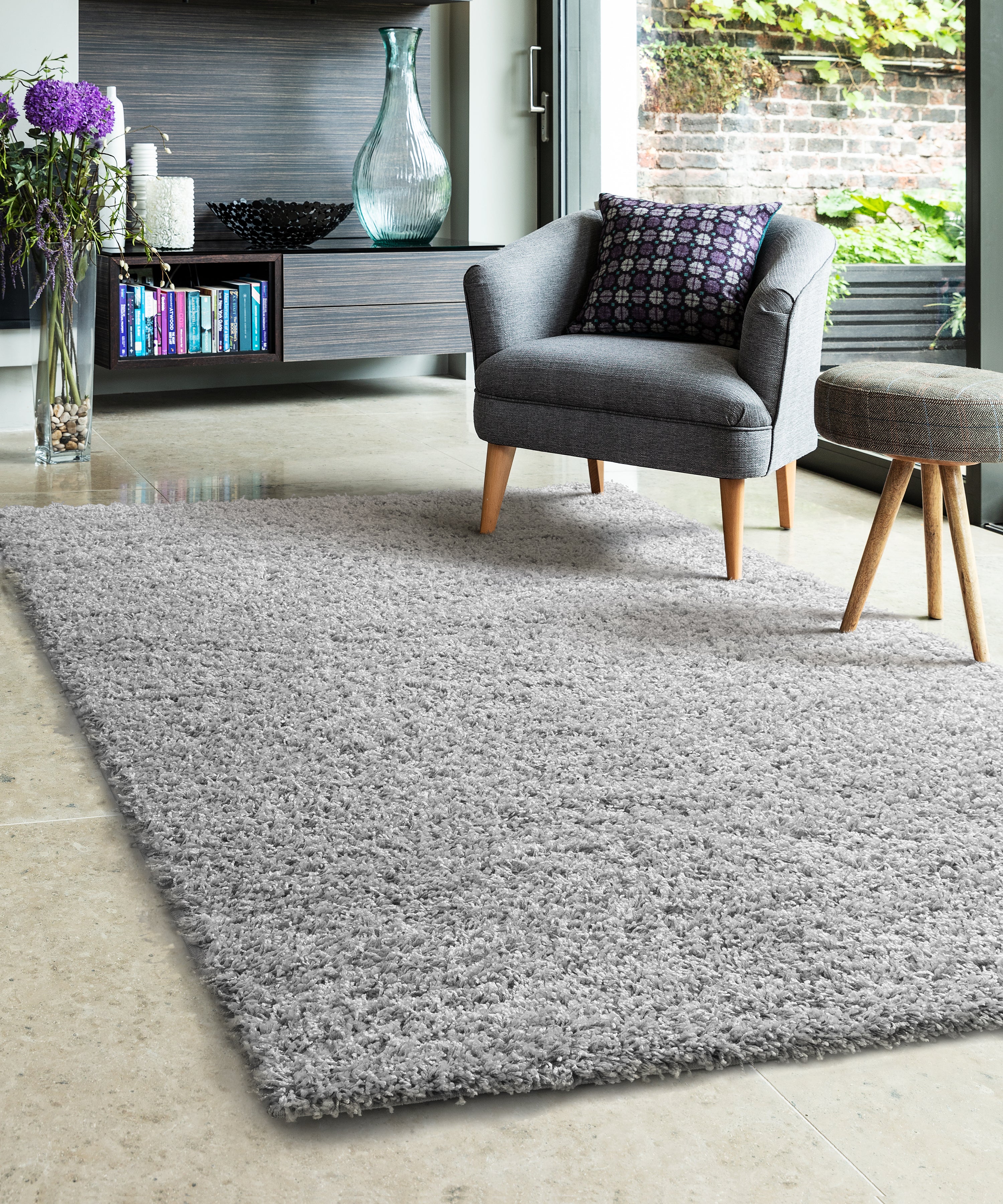 Jazz Shaggy Collection - Plush Rugs in Chic Colors for Cozy Living