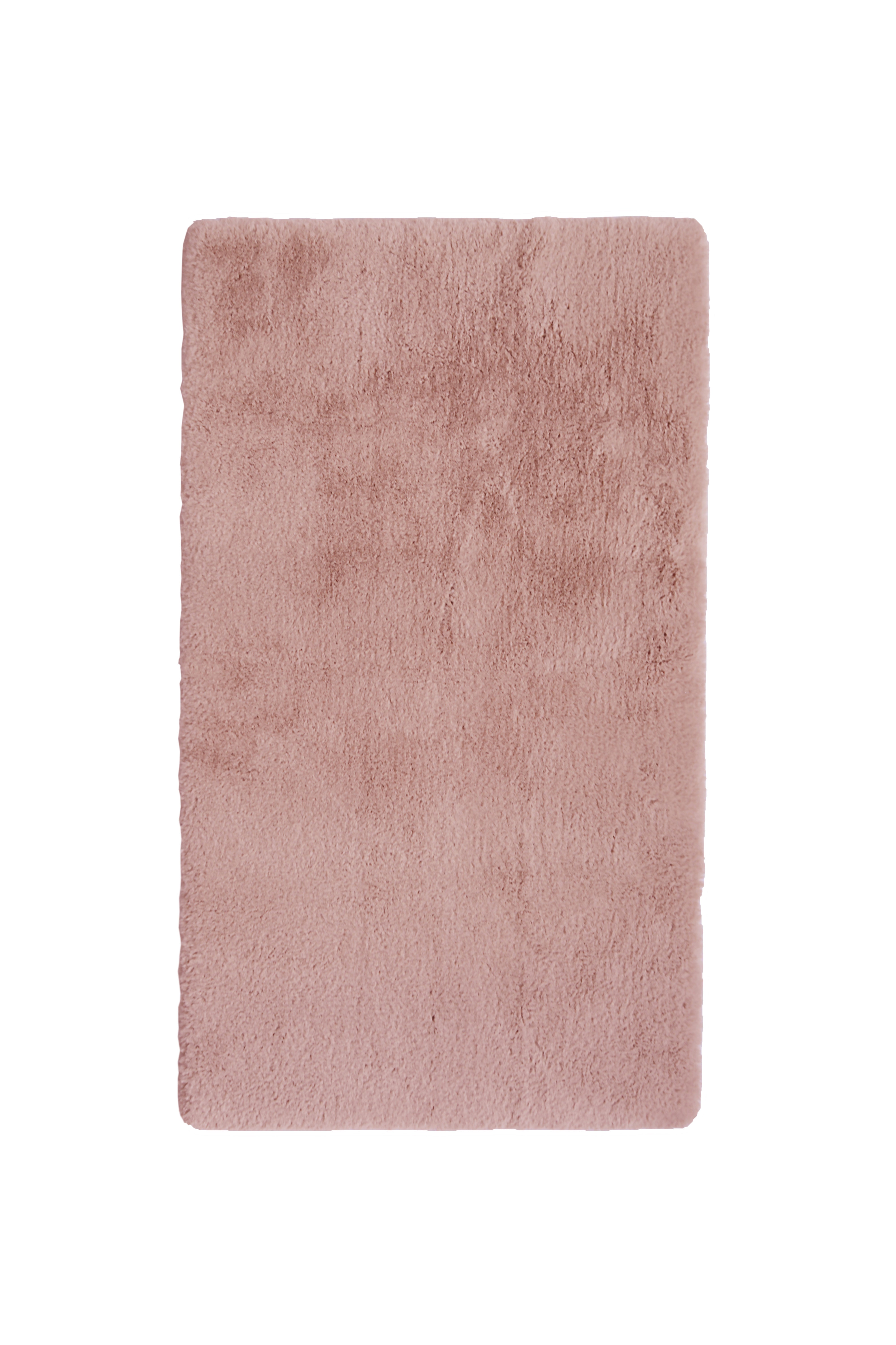 Luxury Faux Fur - Blush & Grey Rugs for Cozy Elegance