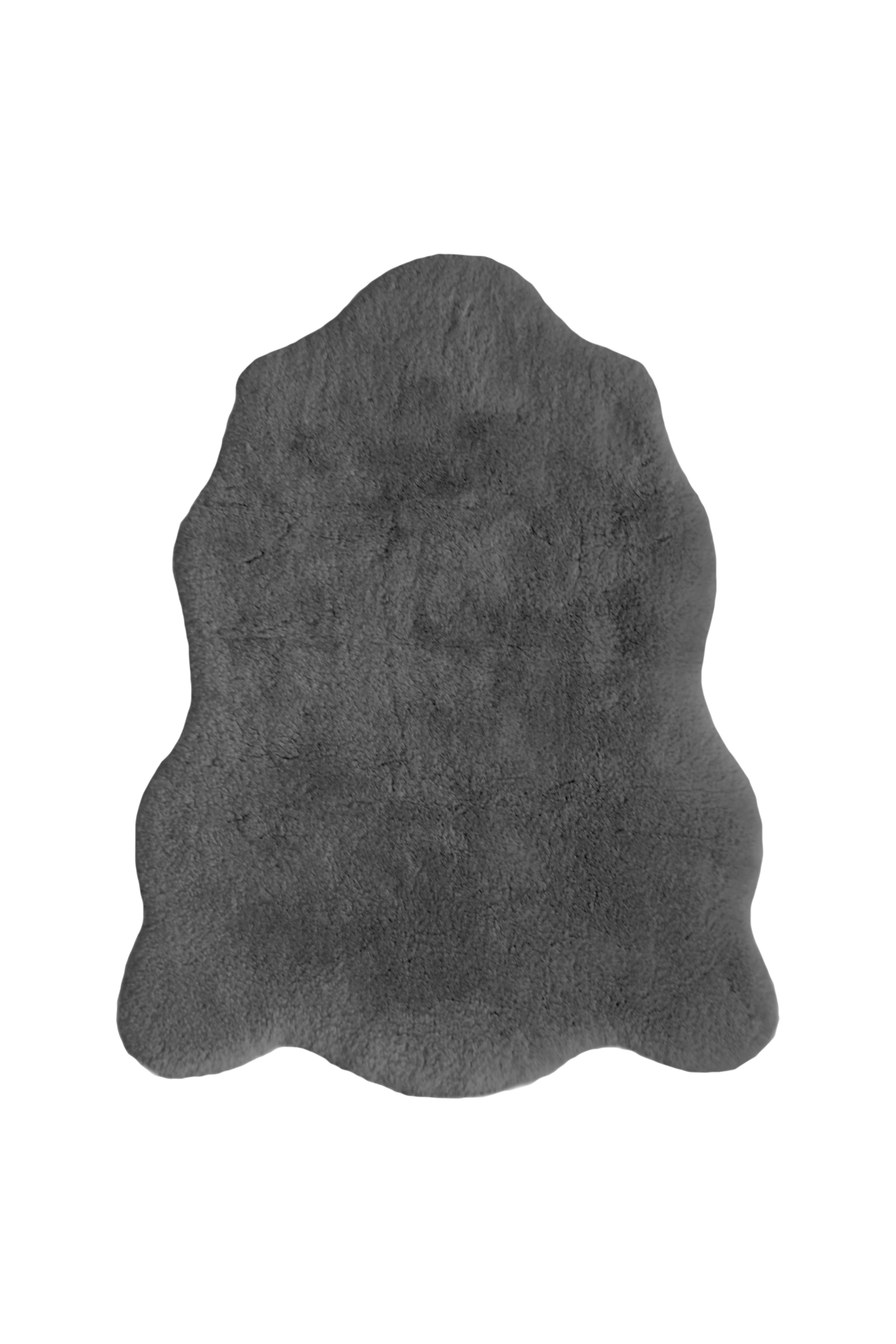 Luxury Faux Fur - Blush & Grey Rugs for Cozy Elegance