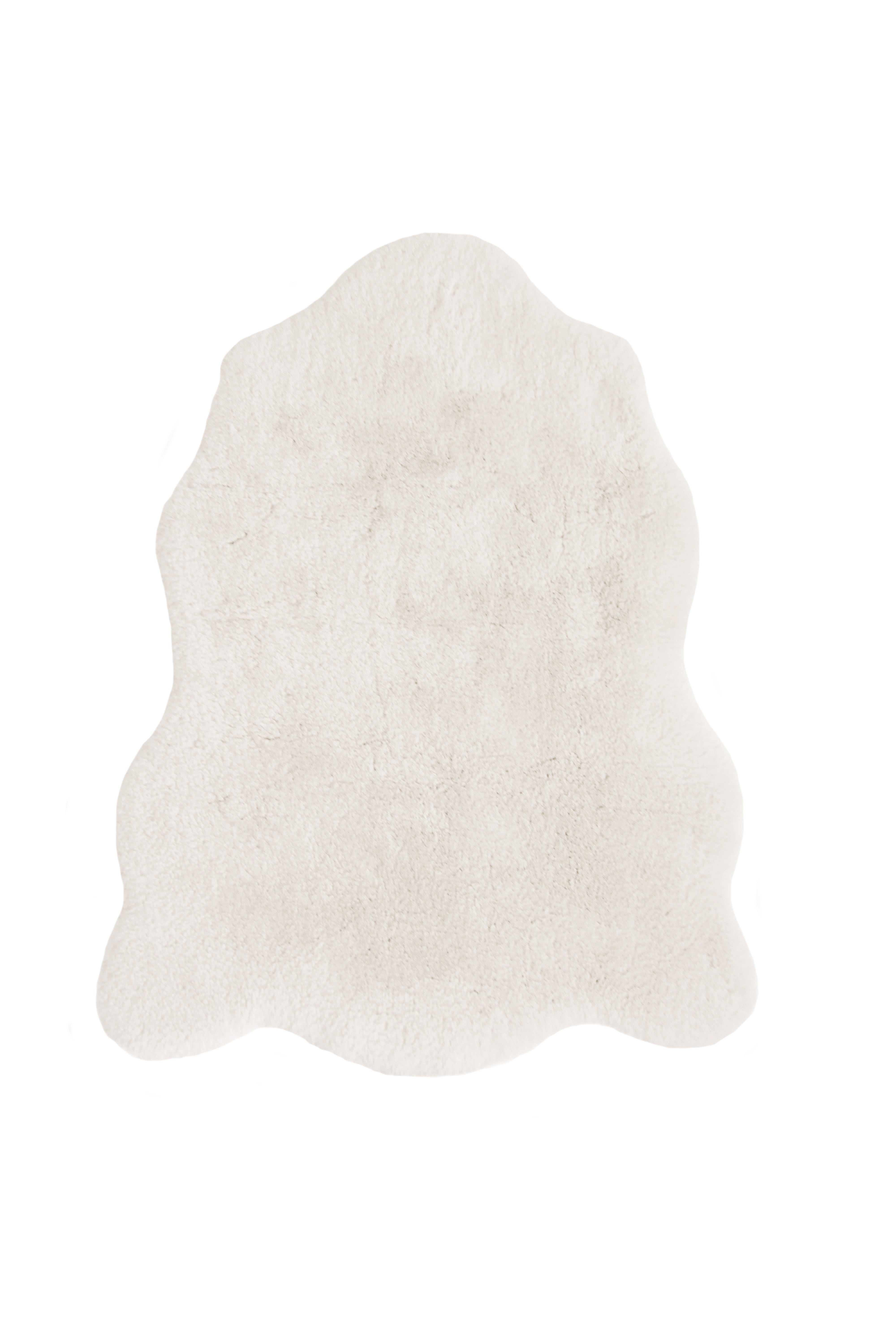 Luxury Faux Fur - Blush & Grey Rugs for Cozy Elegance