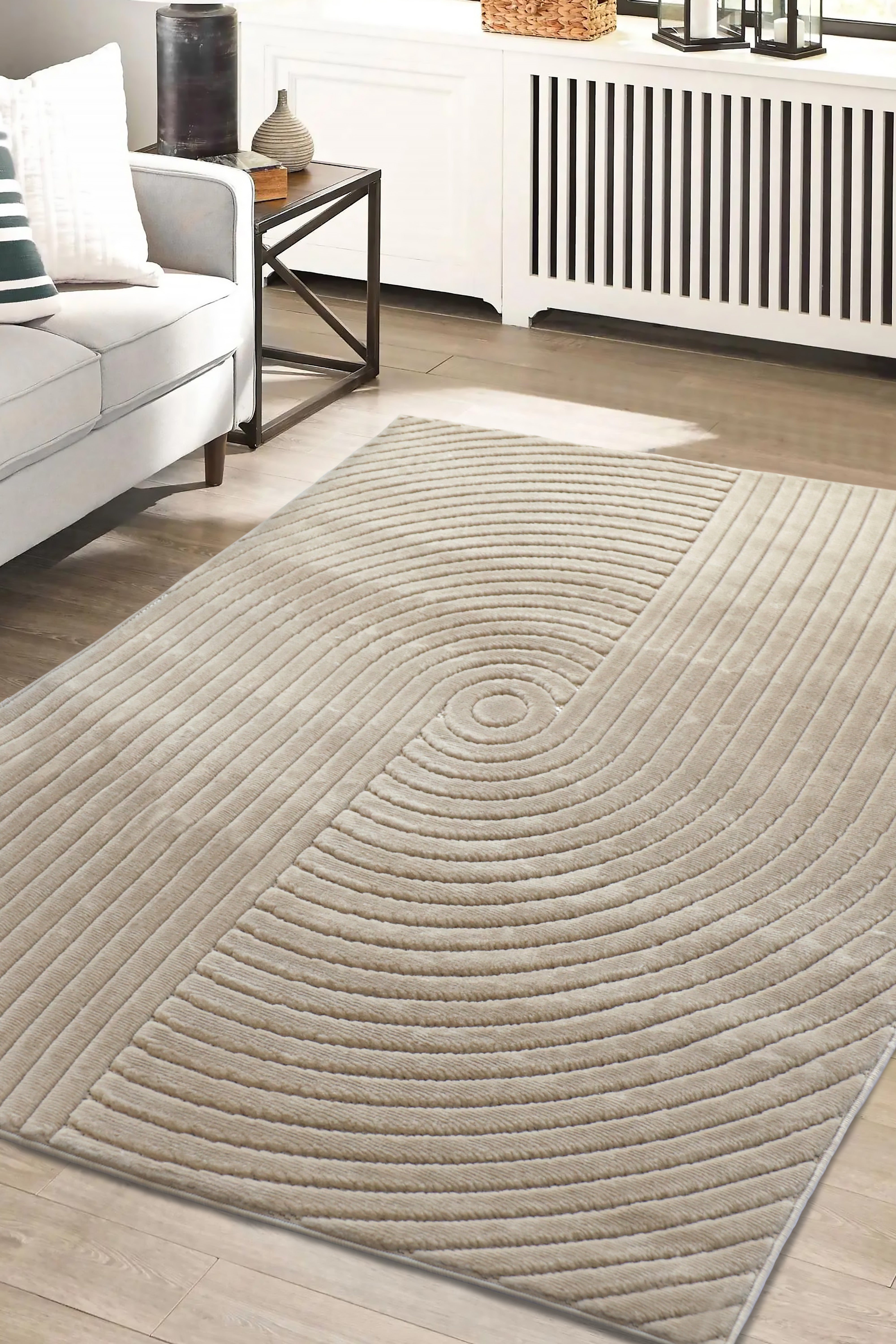 Malmo Elegance - Natural & Grey Rugs for Contemporary Living Spaces