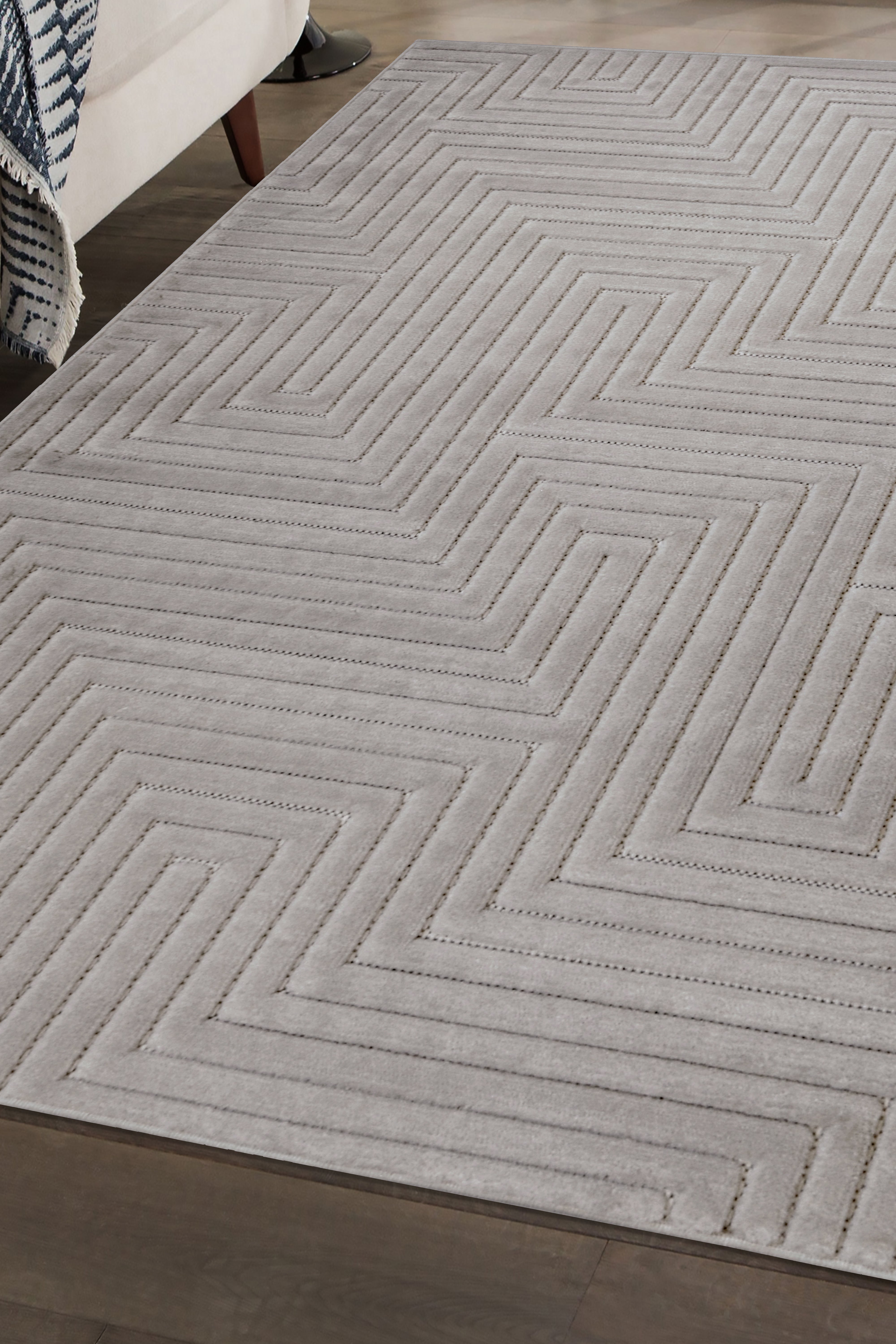 Malmo Elegance - Natural & Grey Rugs for Contemporary Living Spaces
