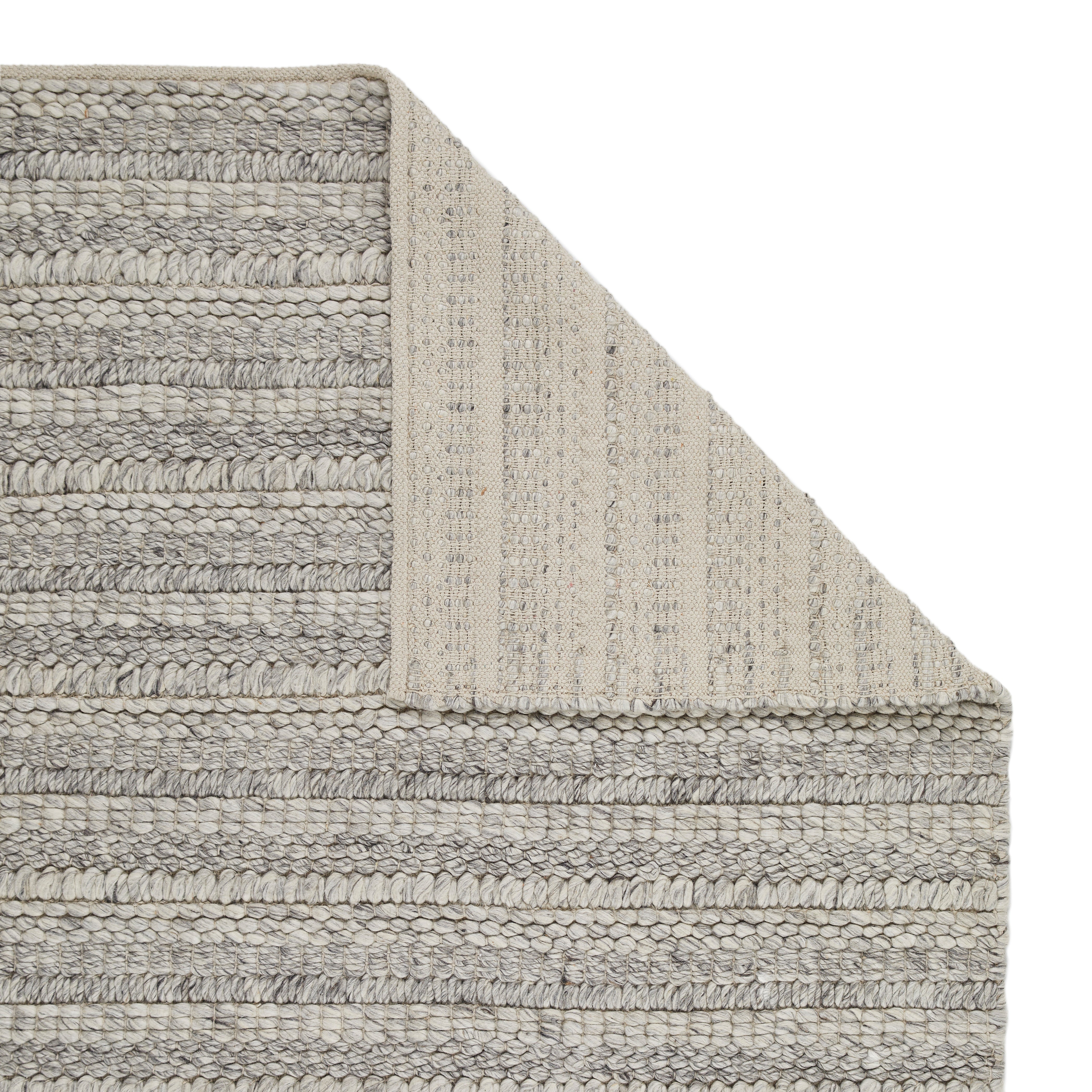 Savannah Textured Elegance - Grey & Taupe Wool Rug for Cozy Spaces