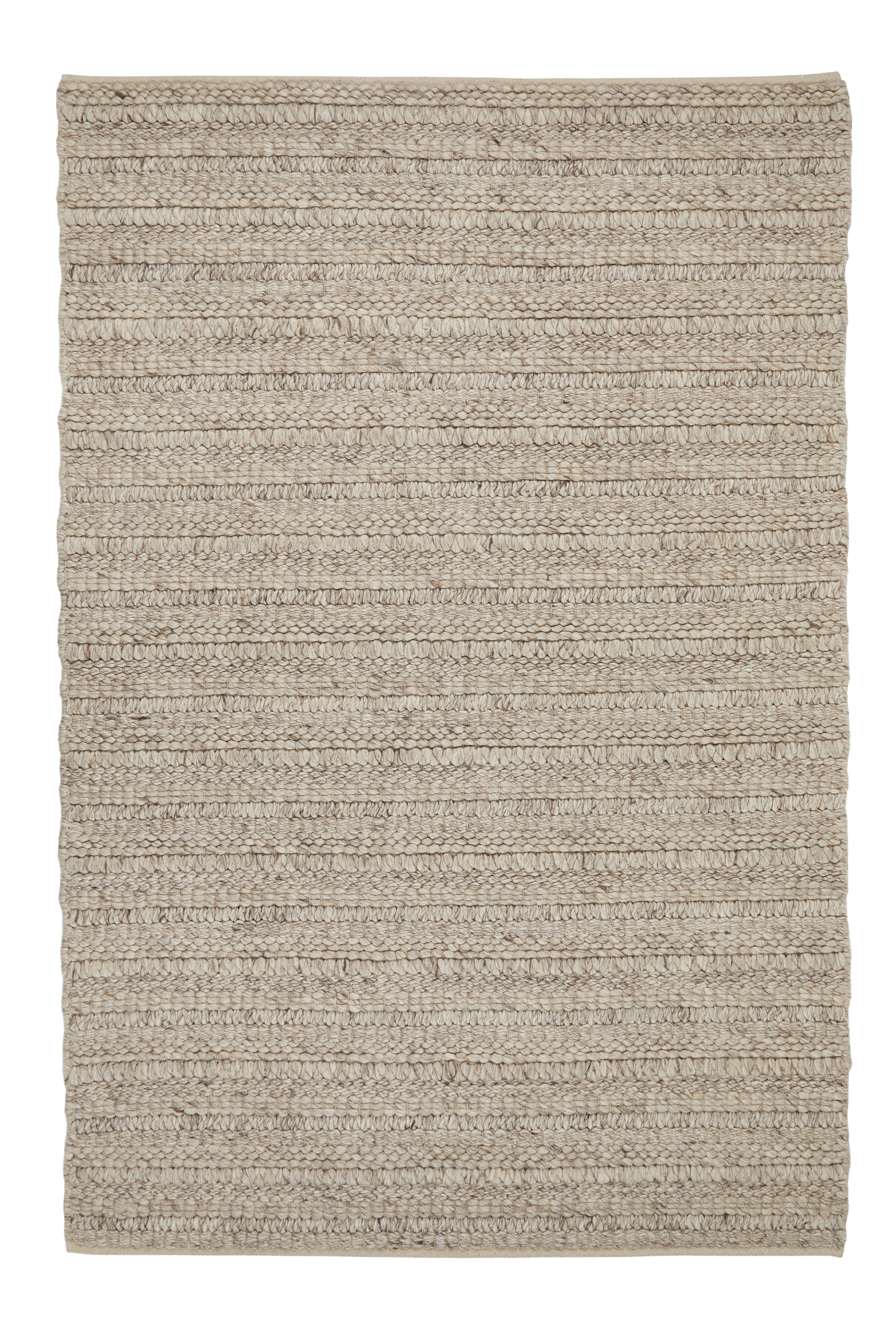 Savannah Textured Elegance - Grey & Taupe Wool Rug for Cozy Spaces