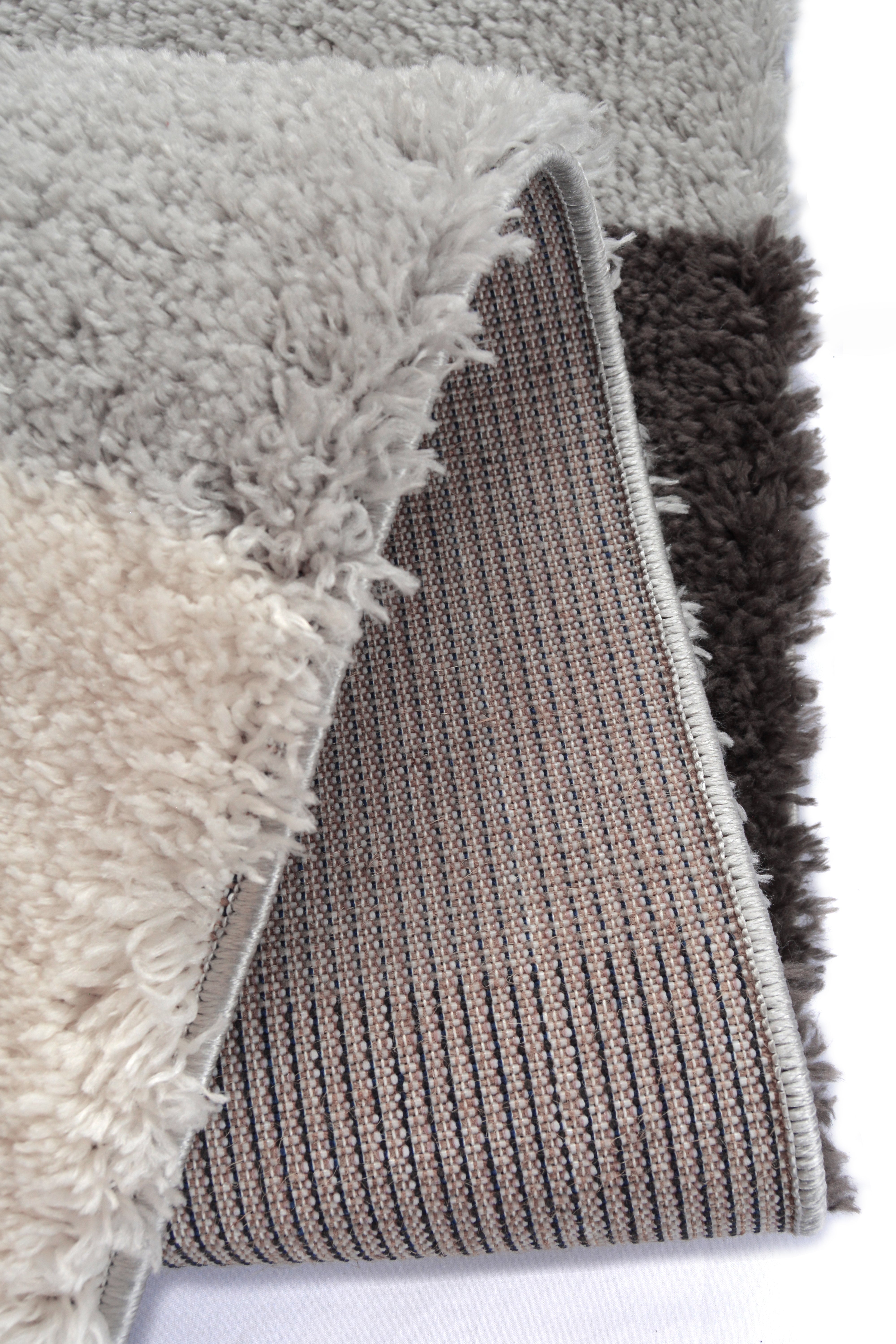 SNUG Blocks - Modern Checkered Shaggy Rug