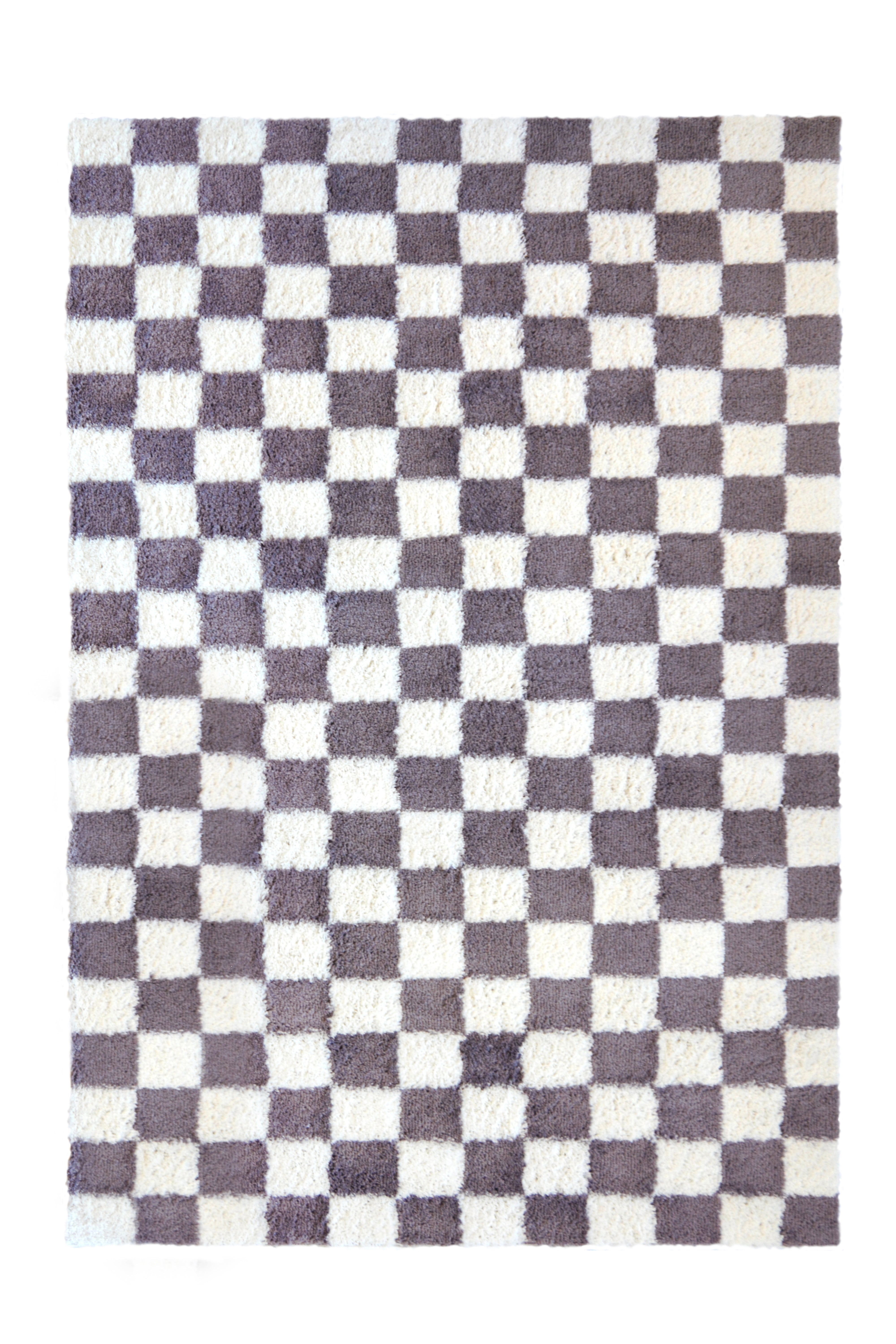 SNUG Checks - Checker Board Style Shaggy Rug