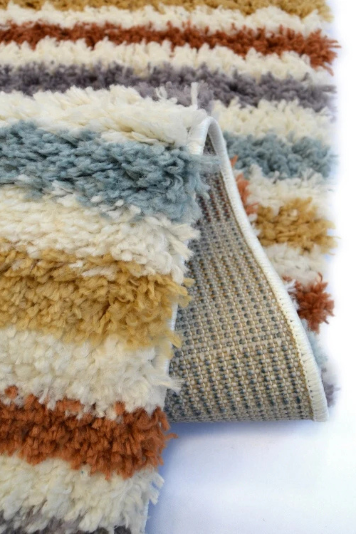 SNUG Stripe Serenity - Multicolor Rugs for Vibrant Living Spaces