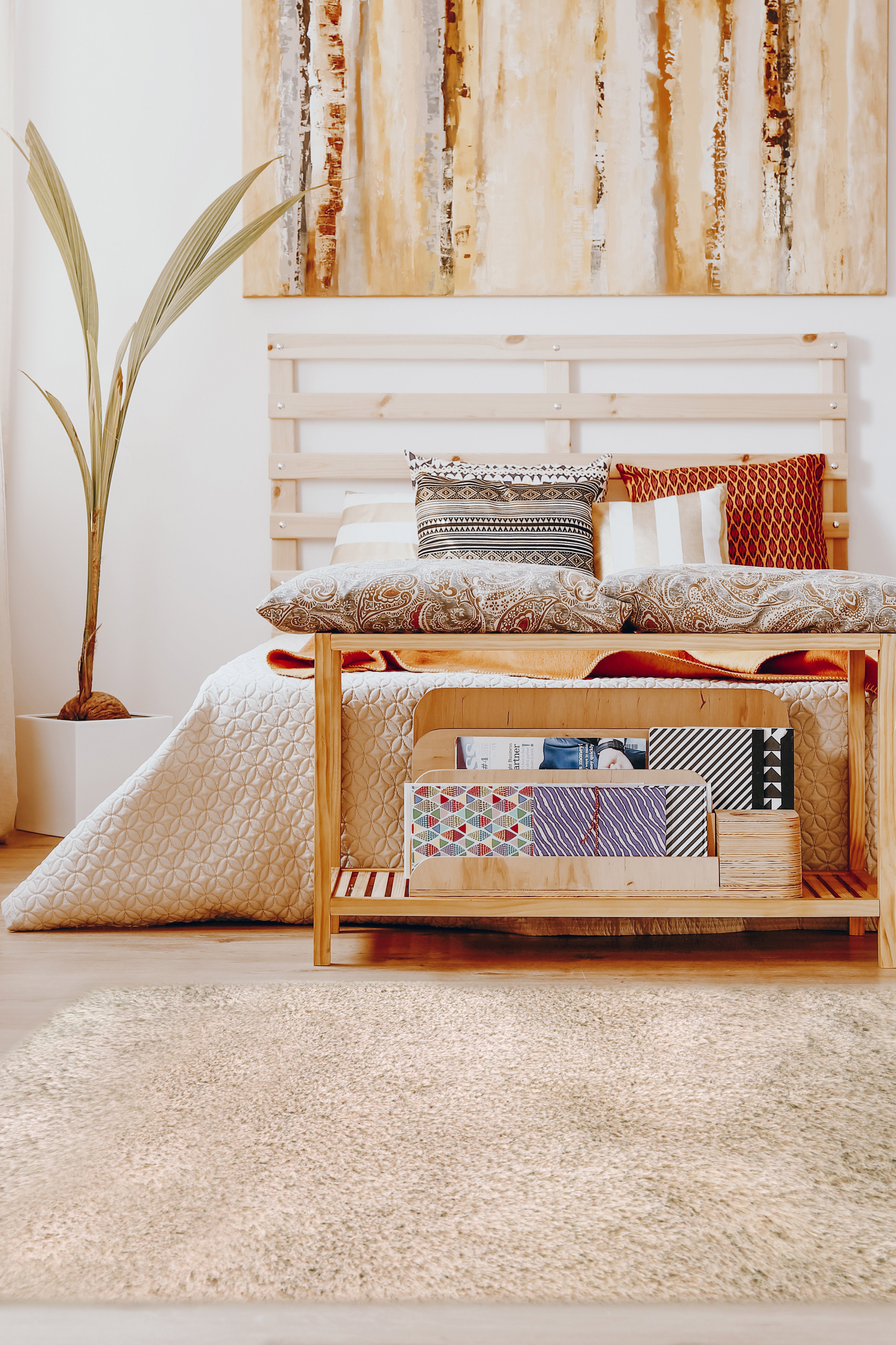 Soft Washable Elegance - Cozy Rugs in Ivory, Champagne, Grey & Pink