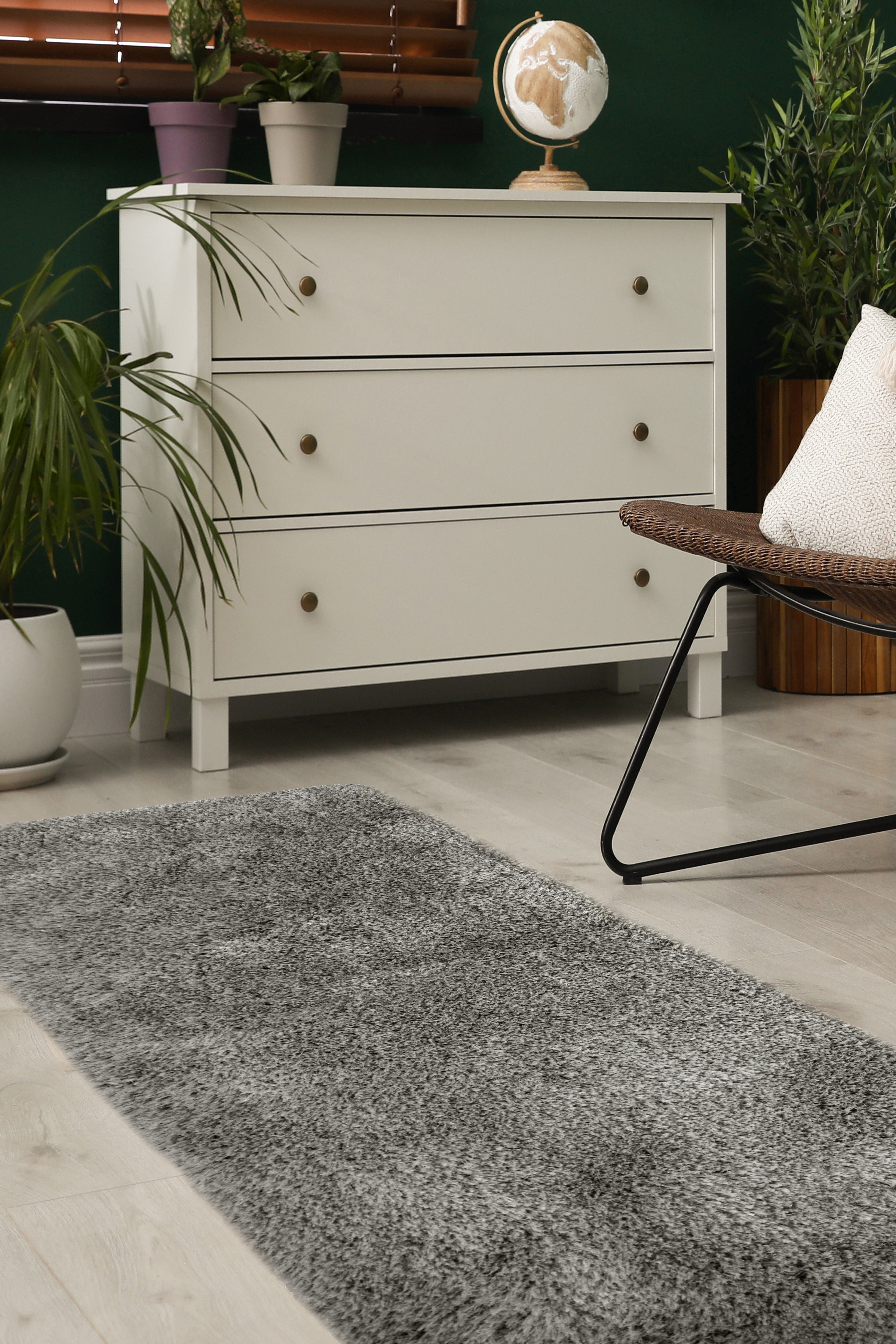 Soft Washable Elegance - Cozy Rugs in Ivory, Champagne, Grey & Pink