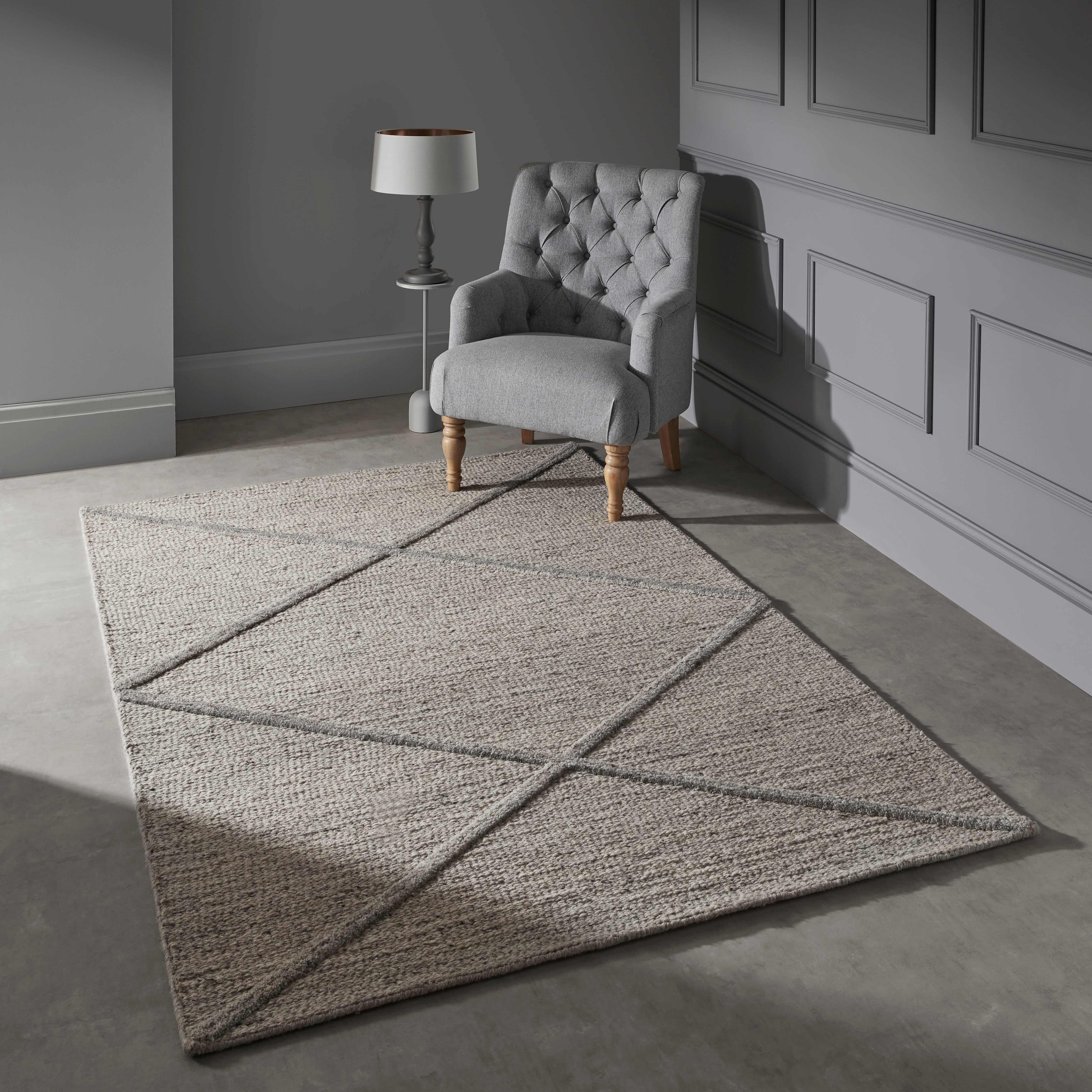 Stellar Natural - Textured Wool Rug for Cozy Living Spaces