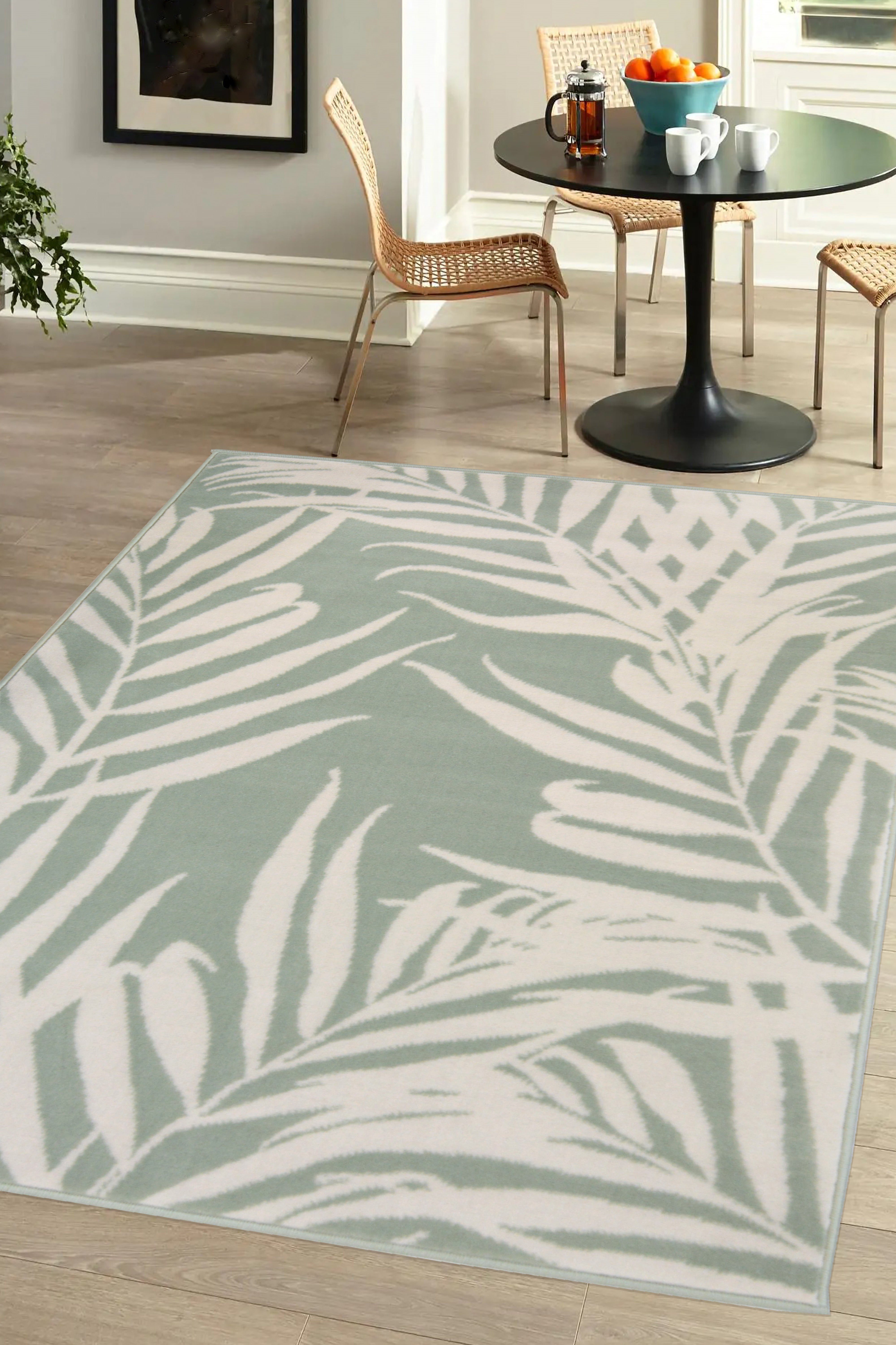 Maestro Organic Leaf Indoor Polypropylene Rug