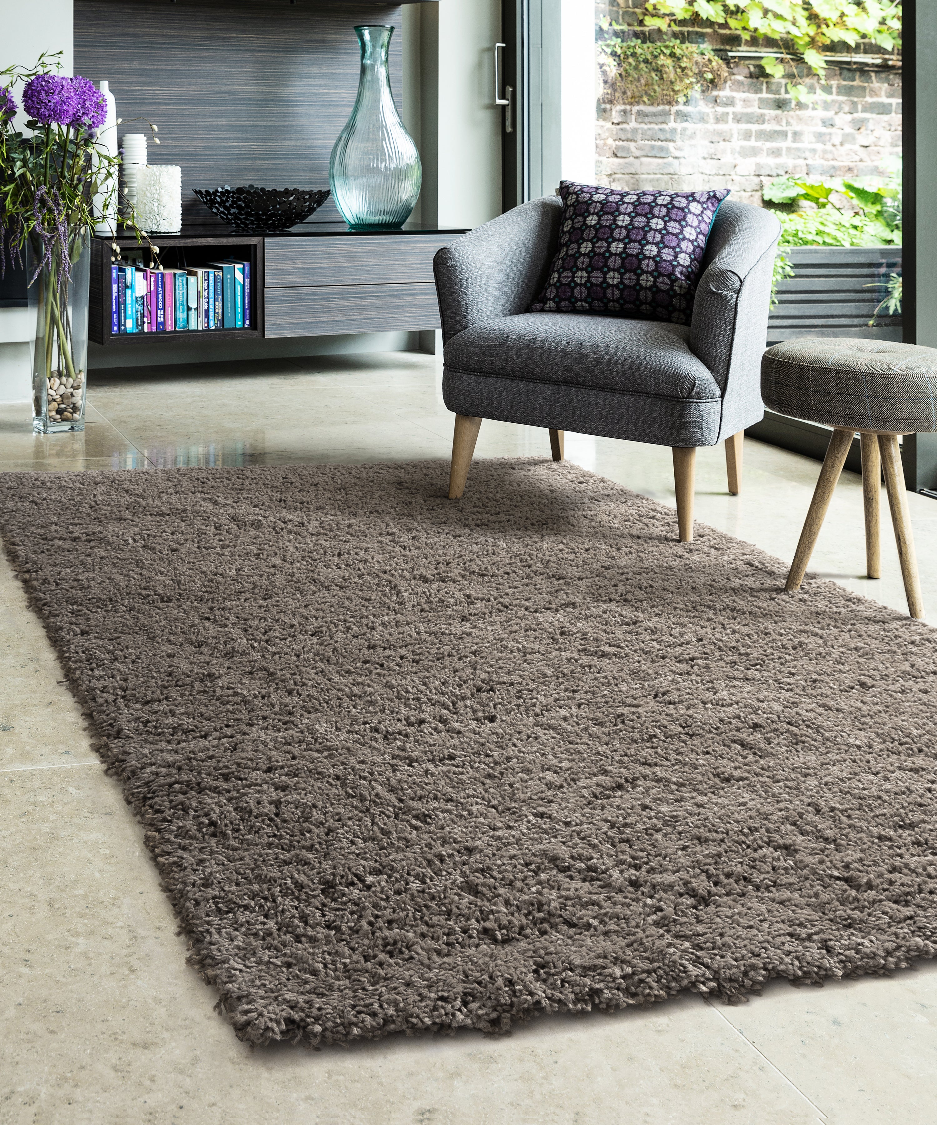 Jazz Shaggy Collection - Plush Rugs in Chic Colors for Cozy Living