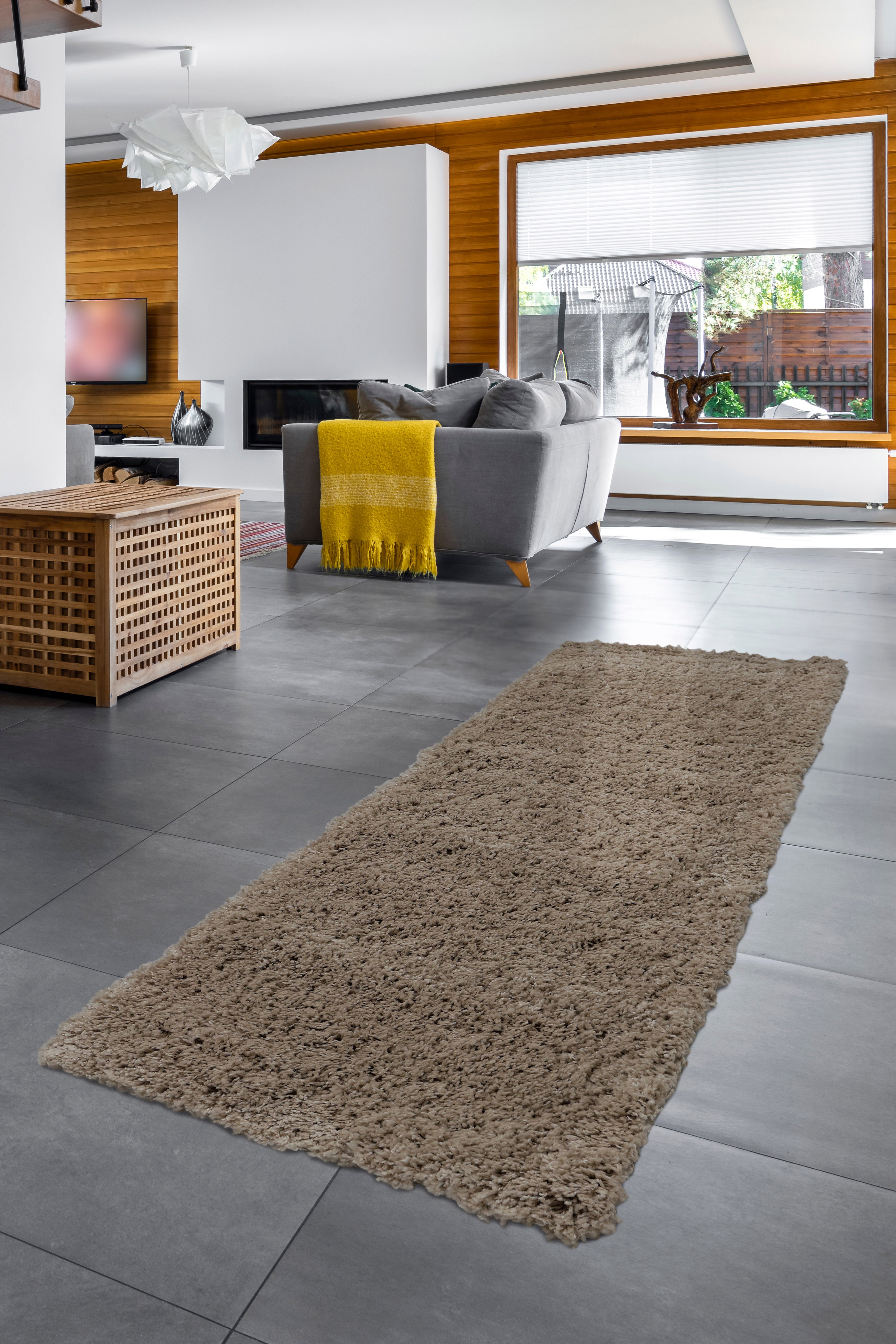 Jazz Shaggy Collection - Plush Rugs in Chic Colors for Cozy Living