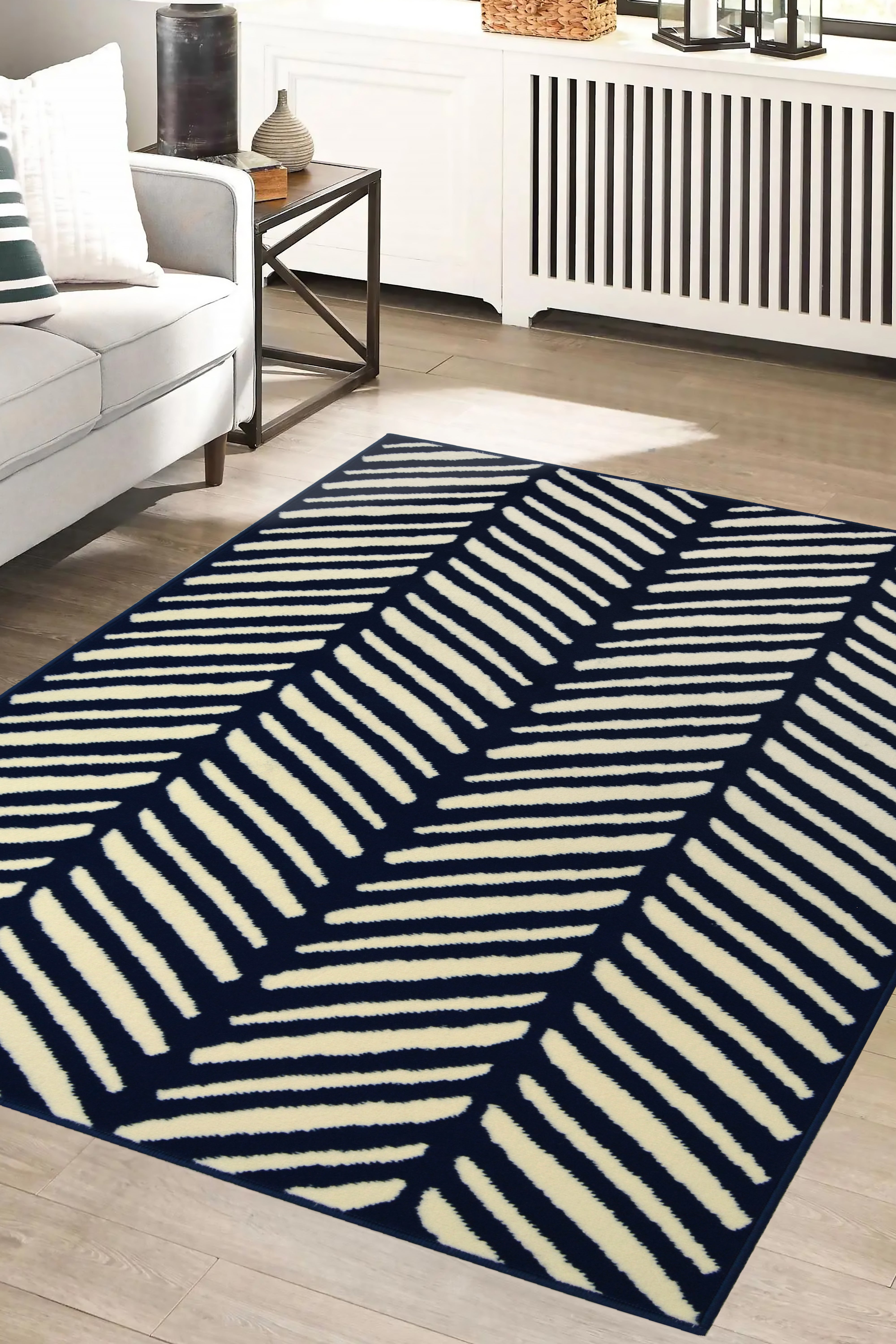 Maestro Herringbone Rug – Soft, Durable Polypropylene for Indoor Use