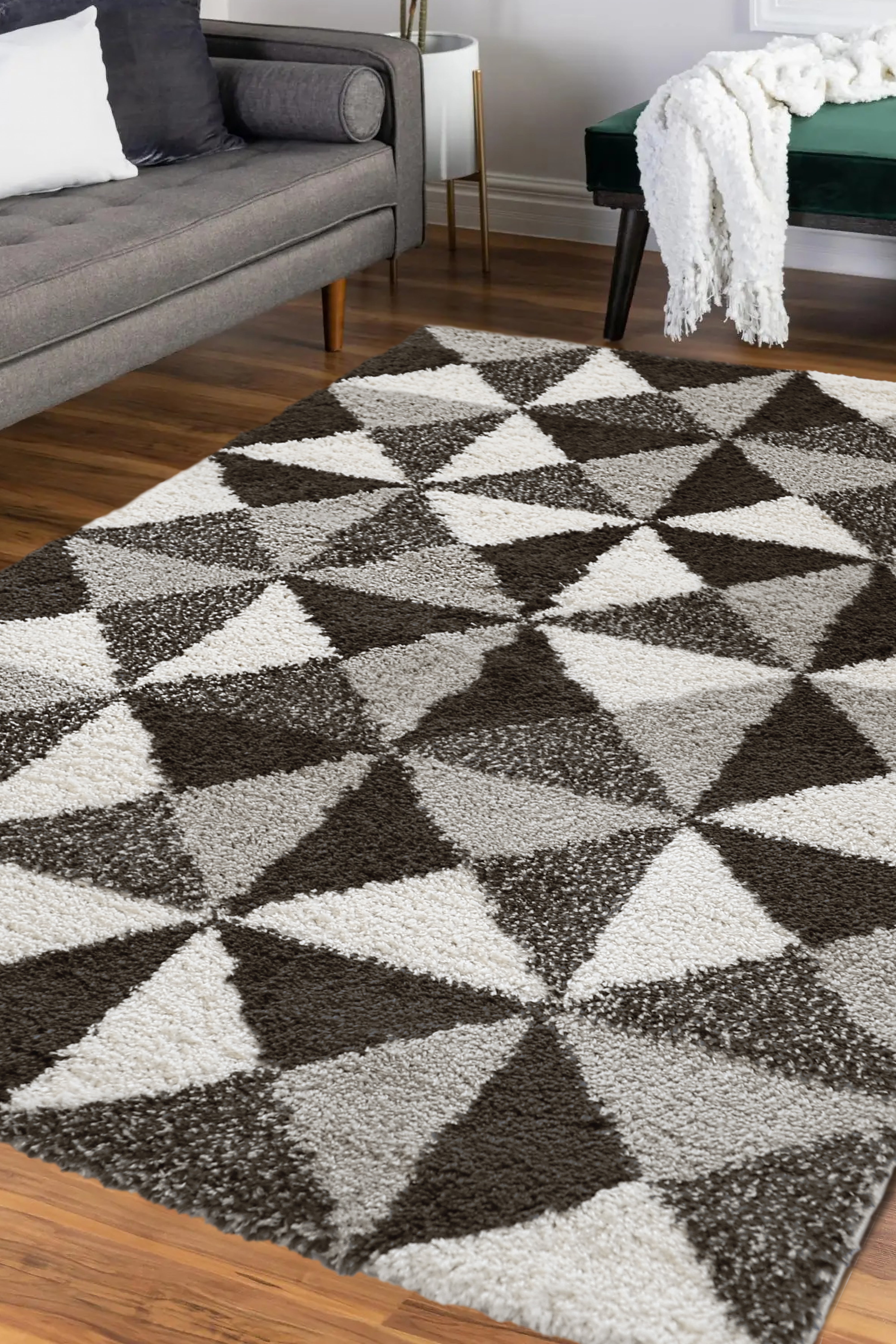 SNUG Scandi - Modern Shaggy Rug – Soft Pile, 2 Colours