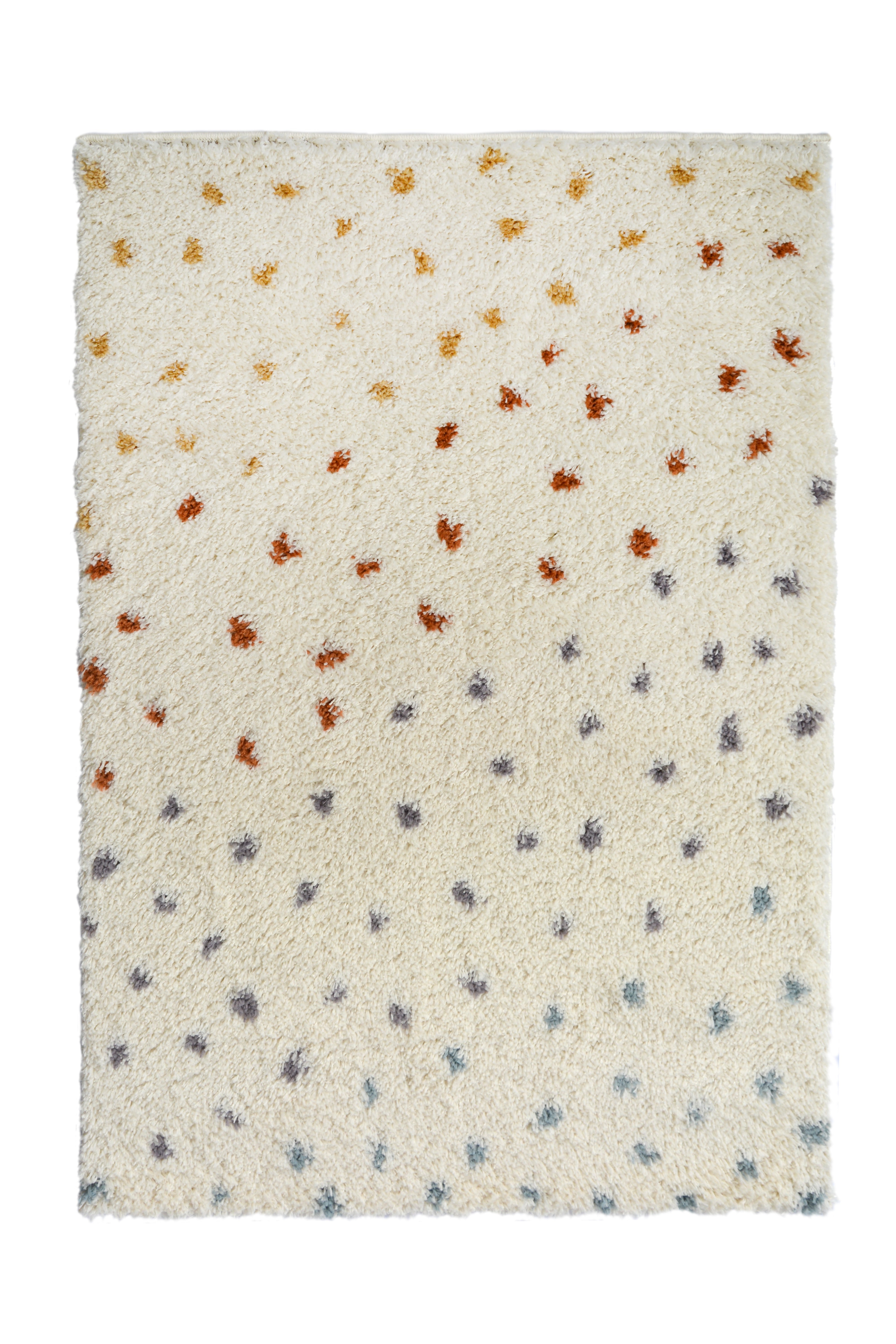 SNUG SPOT Rug – Cream with Spot Pattern – Circle & Rectangle Options