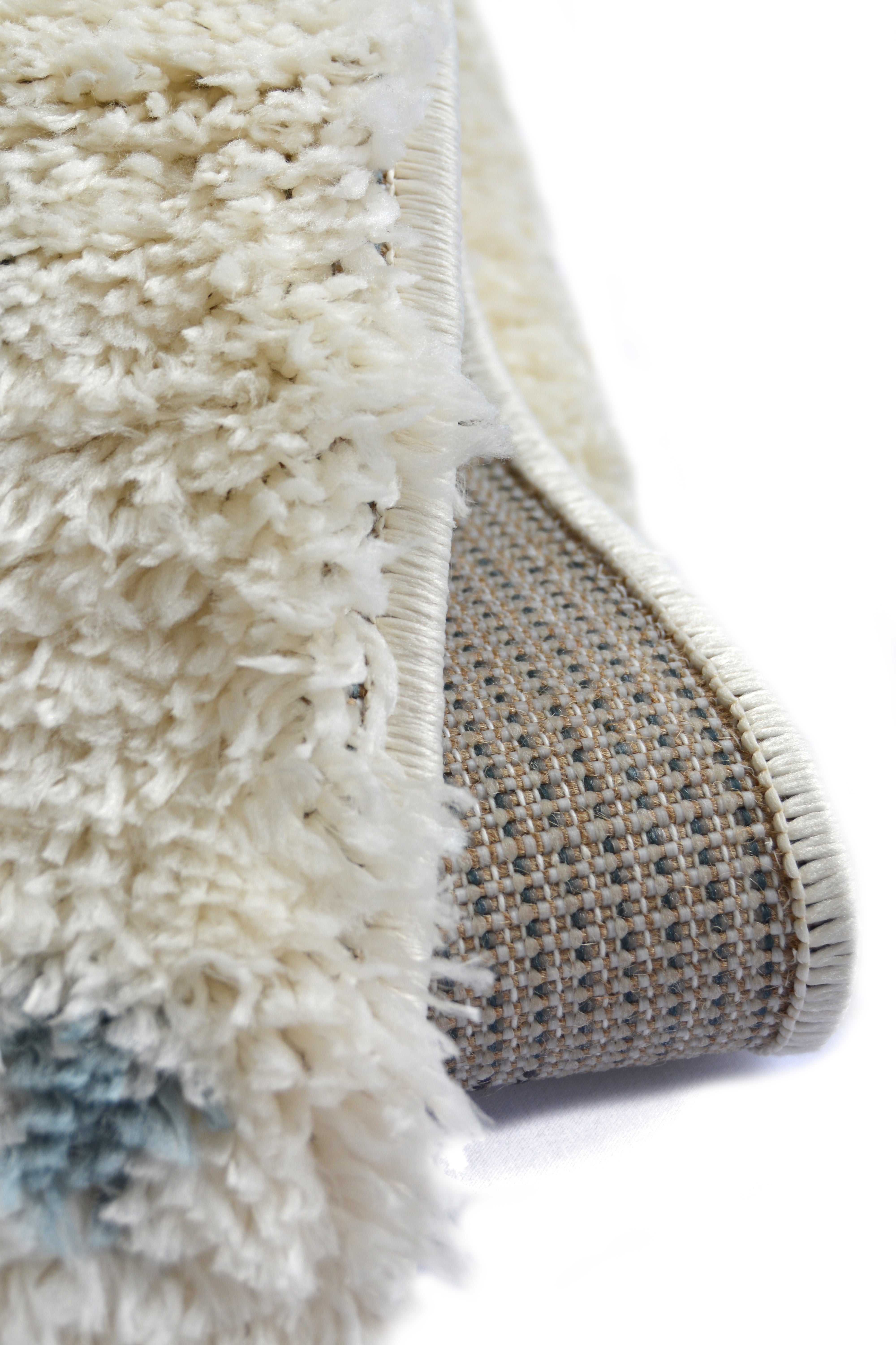 SNUG SPOT Rug – Cream with Spot Pattern – Circle & Rectangle Options