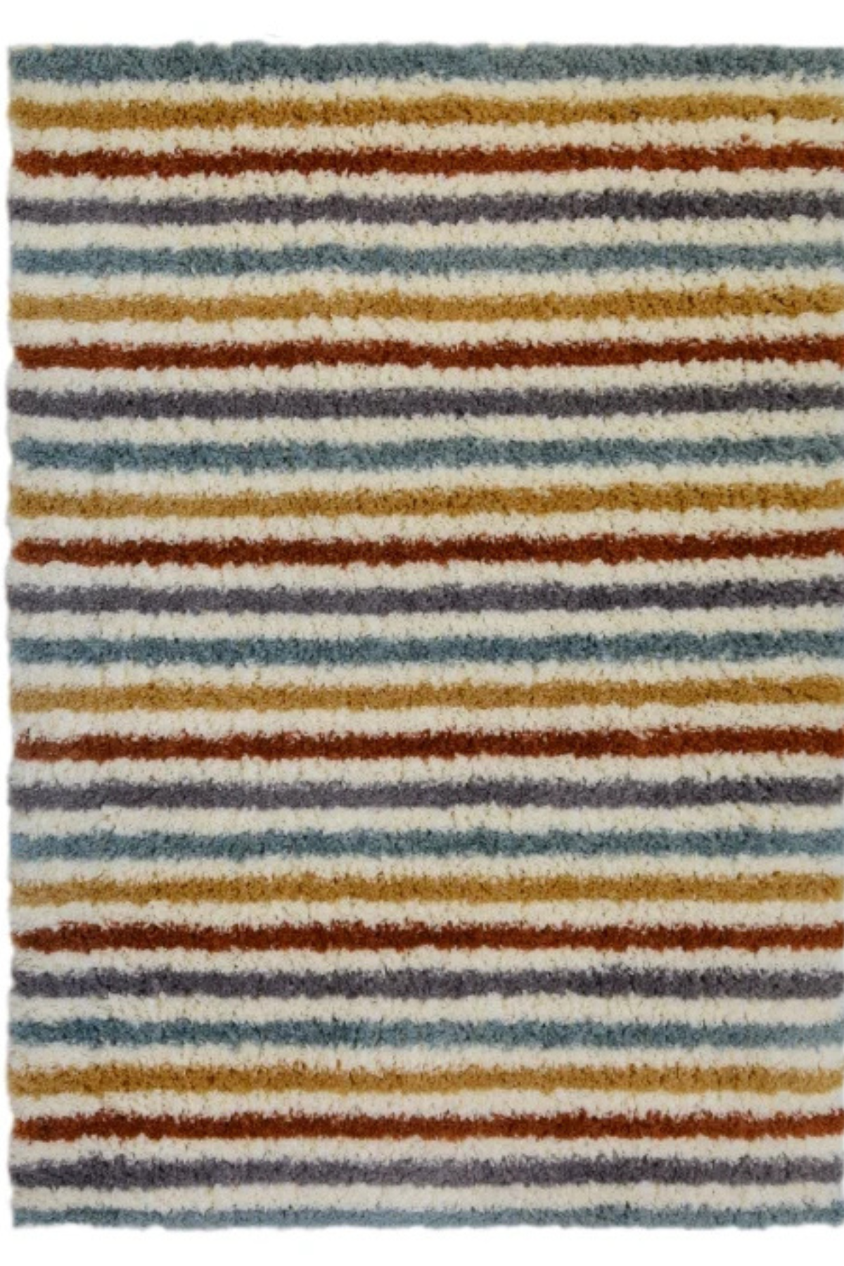 SNUG Stripe Serenity - Multicolor Rugs for Vibrant Living Spaces