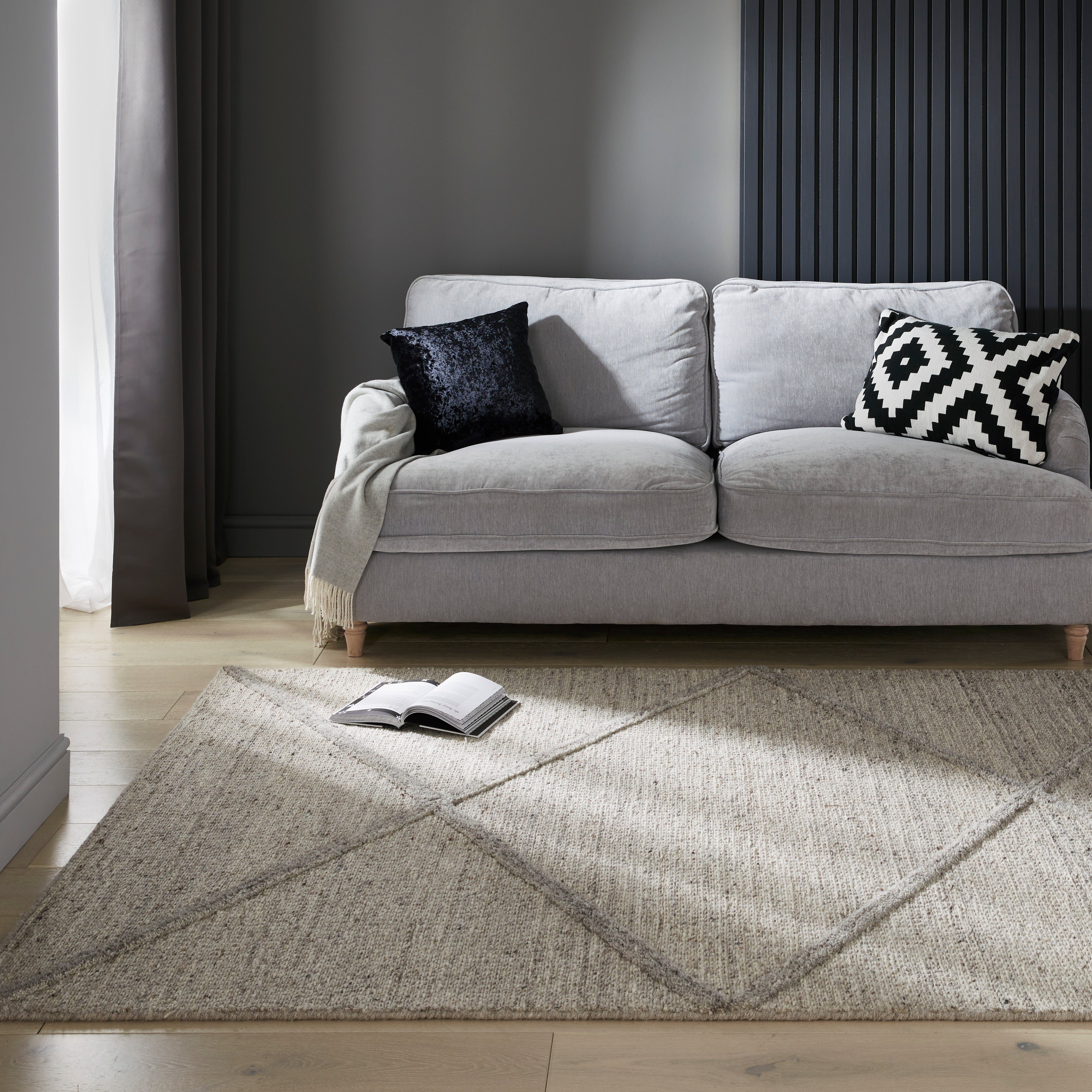 Stellar Natural - Textured Wool Rug for Cozy Living Spaces