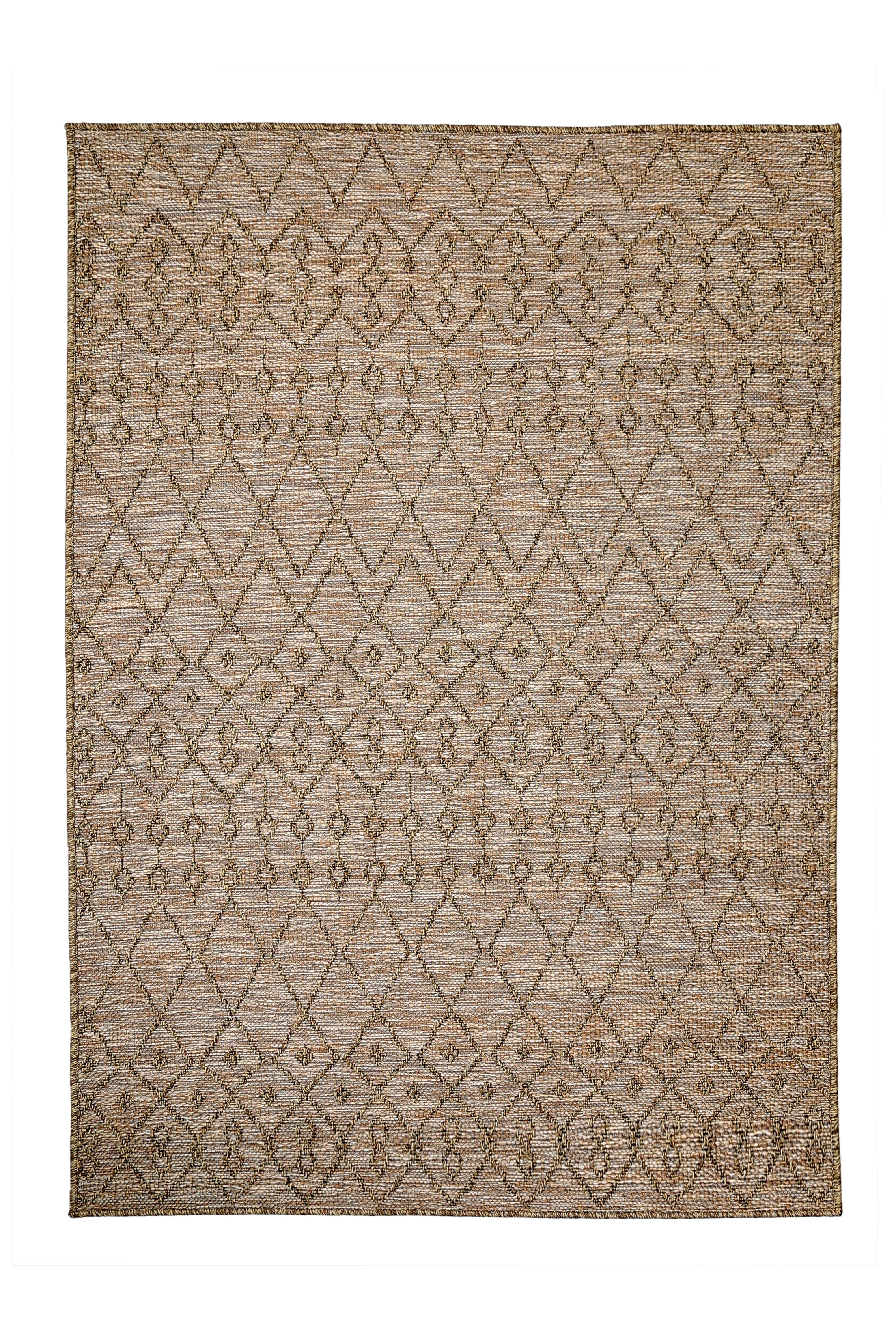 Summer Culture - Latte Tribal Rug for Chic Living Spaces